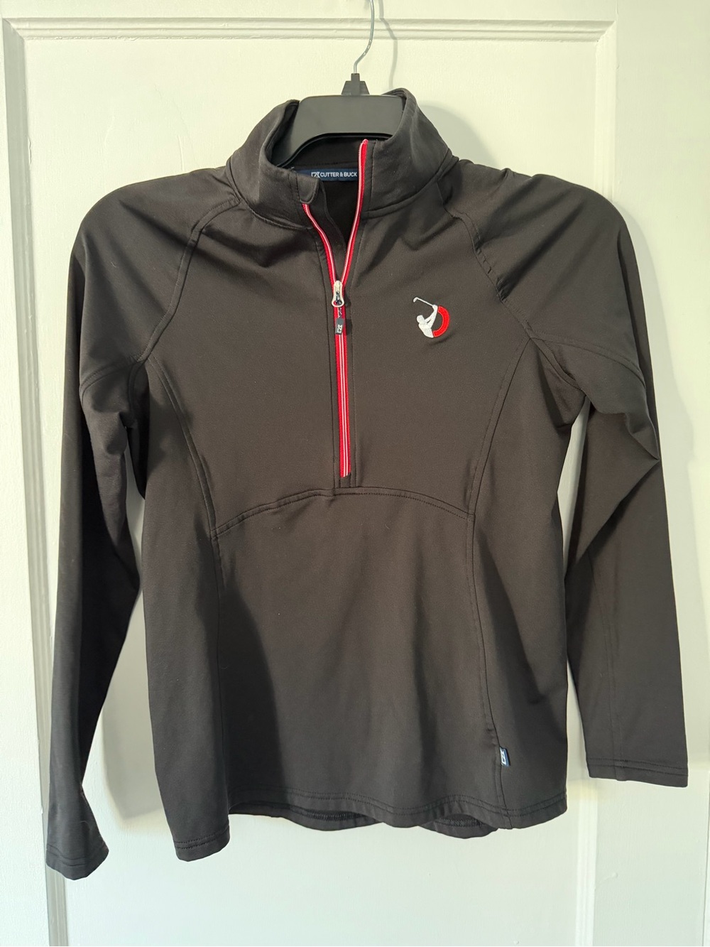 Cutter & Buck Women’s TOUR Championship Black Quarter Zip Pullover Small